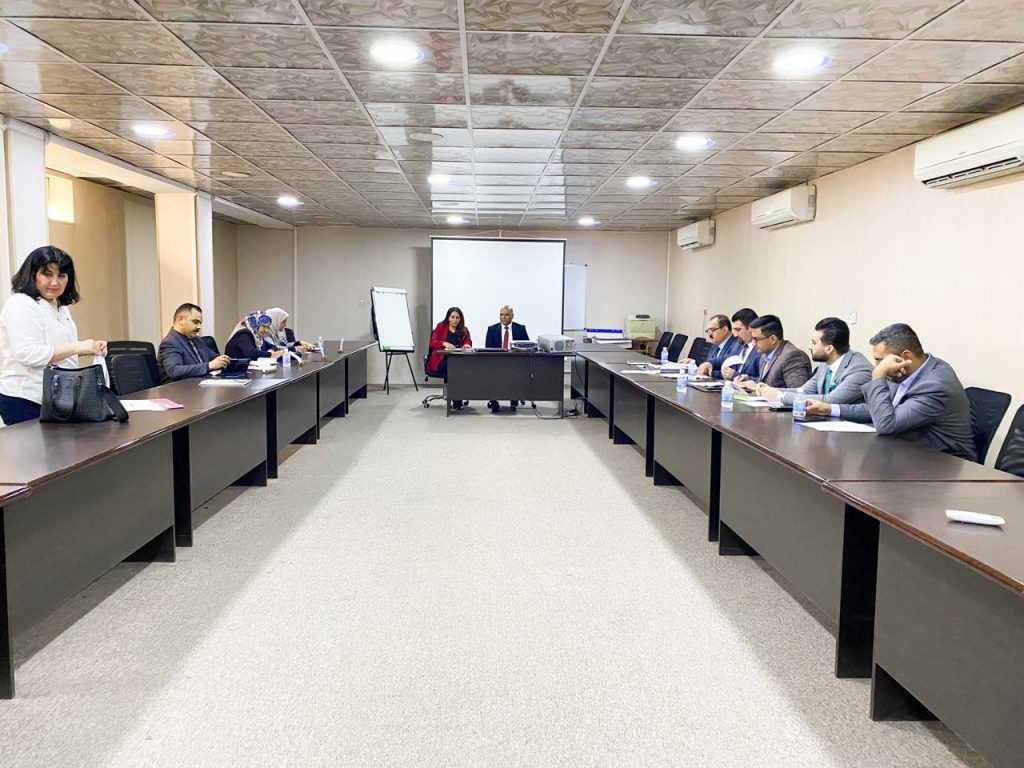المراكز التدريبية الحكومية تجتمع في المركز الوطني للتطوير الاداري في وزارة التخطيط