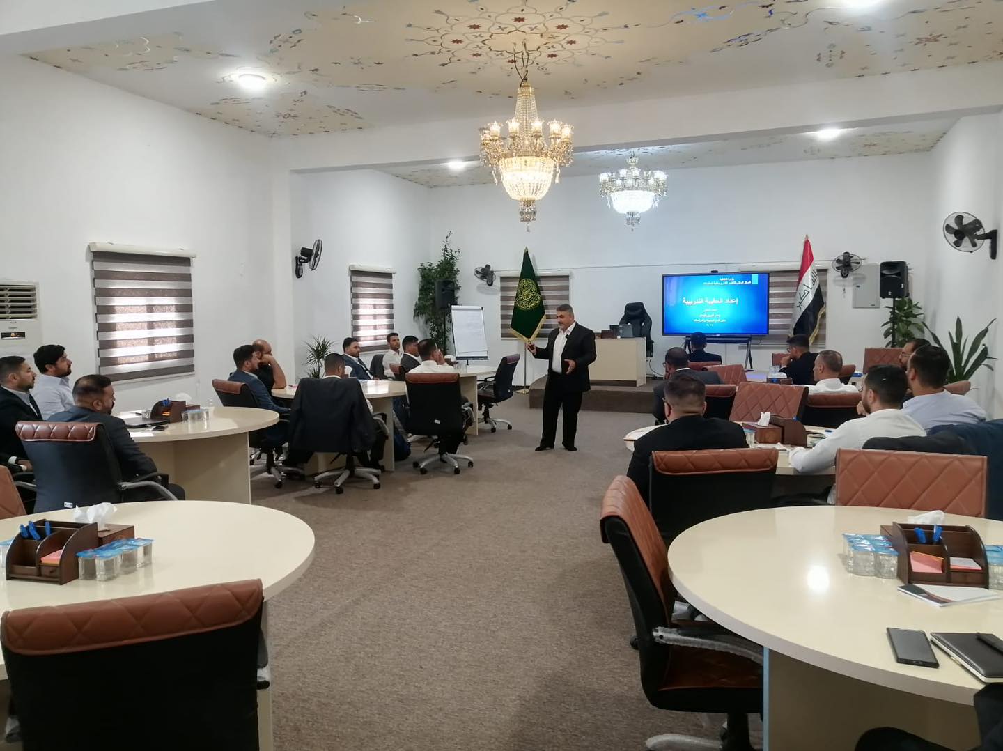 You are currently viewing المركز الوطني يقدم خدماته التدريبية لموظفي العتبة العلوية المقدسة